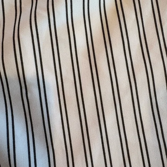 Naf Naf Striped Tie Waist Shorts EU 40 US 8 Nautical Preppy - Picture 9 of 10